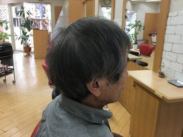 カラートリートメント2回目前の写真