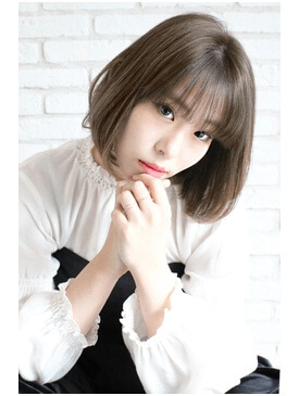 縮毛おススメセミロングの写真