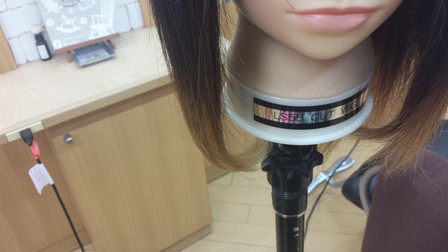 ストレートアイロンで作るワンカールの写真