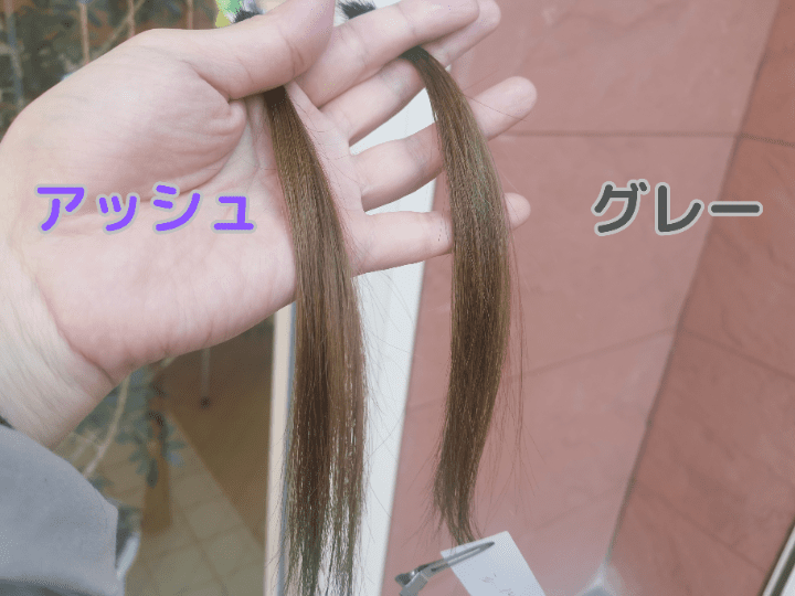 グレーとアッシュシャンプー0回外