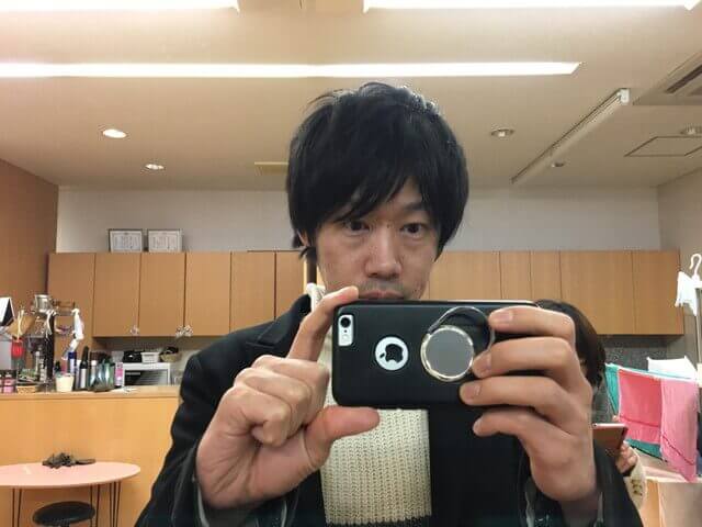 インナーカラーで染める前の髪の毛の写真
