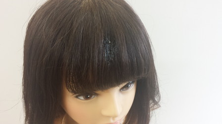ワックスを付けすぎてしまった失敗例の写真