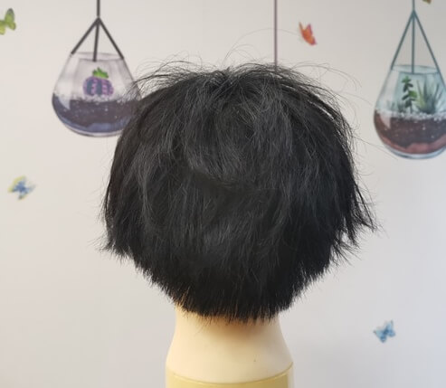 隠れツーブロック真後ろ
