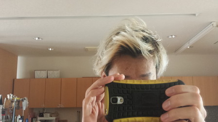 vo5でスタイリングしたあとの写真