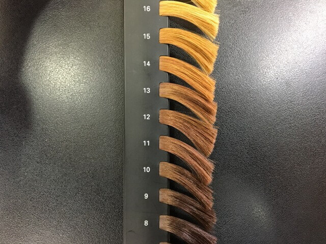 こげ茶色の髪の毛レベルの写真