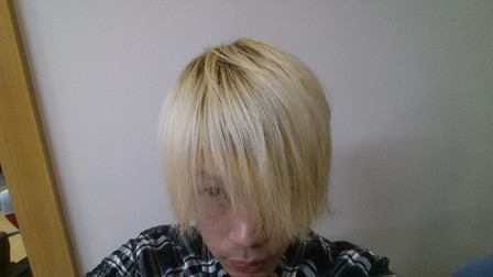 ホワイトブリーチの仕上がり写真