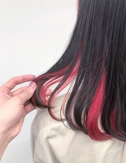 ブリーチアリレッドカラー