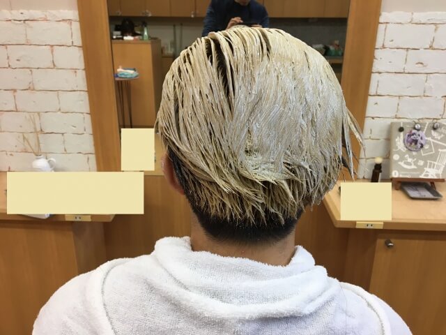 ブリーチ塗ったとろの写真