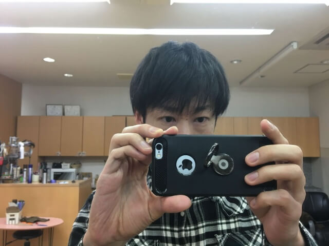 オーガニックワックスを使う前の髪の毛写真
