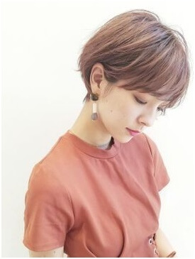 グラデーションショートボブの写真