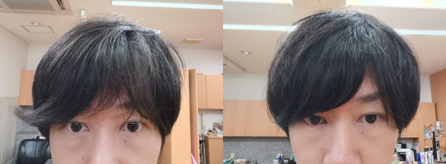 洗い流さないトリートメントをつけるかつけないか比較