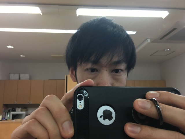 オーガニックワックスを使う前の髪の毛の写真