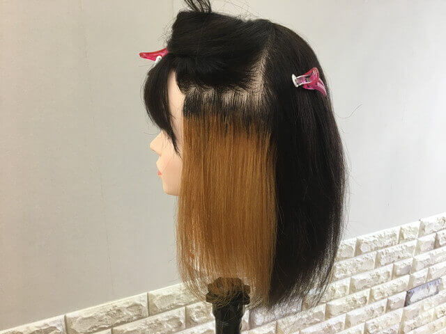ブリーチ終了の写真