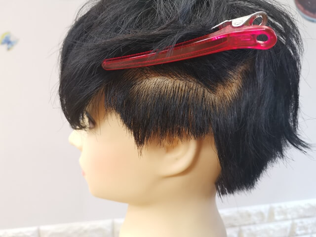 長めツーブロックアップ