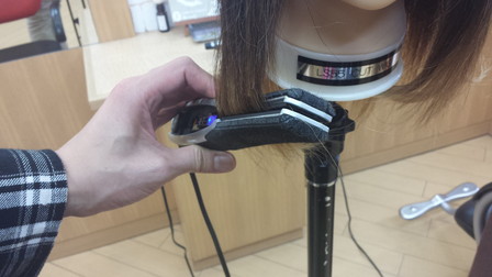 ストレートアイロンで作るワンカールの写真