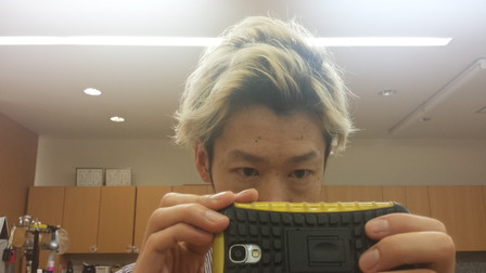 ピースワックスでスタイリング後の写真