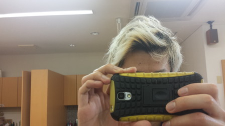 vo5でスタイリングしたあと昼過ぎの写真　