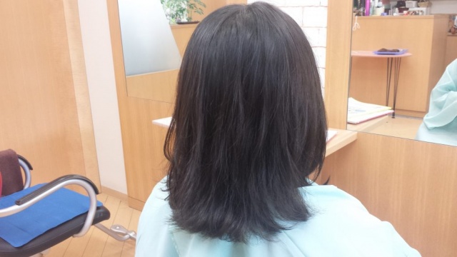 脱染前のモデルの写真