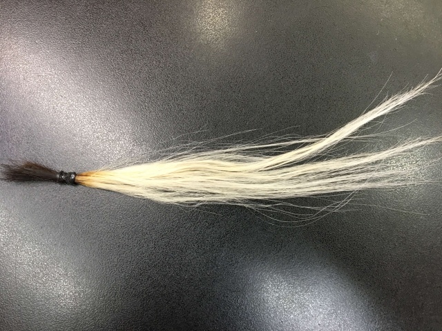 19レベルの髪の毛黒背景の写真