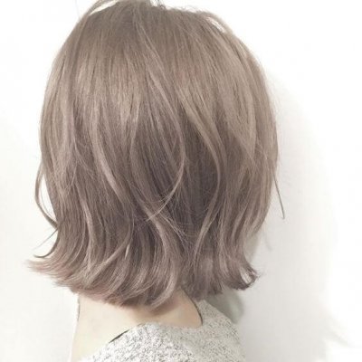 グレージュボブの写真