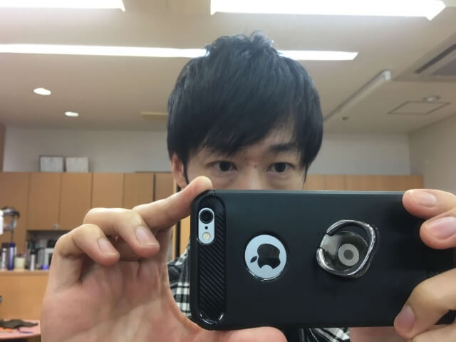 オーガニックワックスを使った髪の毛の写真
