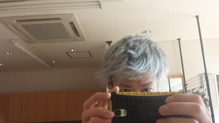 カラーバター色落ち3日目の写真