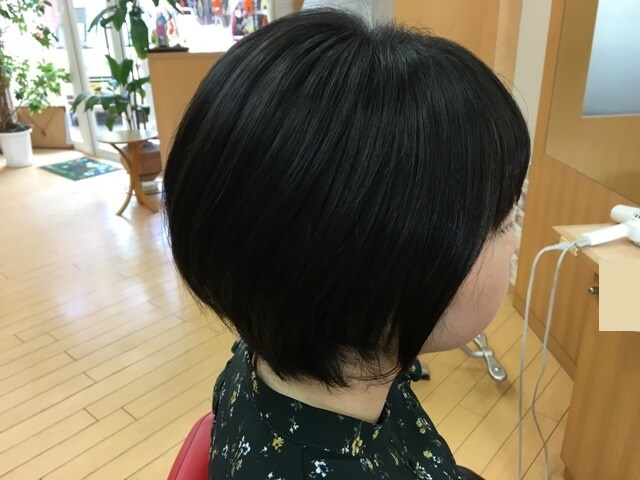 ツーブロック仕上がり横の写真