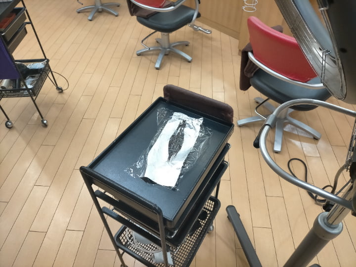 髪質改善中の温め