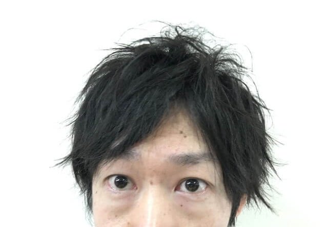 ウェーブパーマ風仕上がりの写真