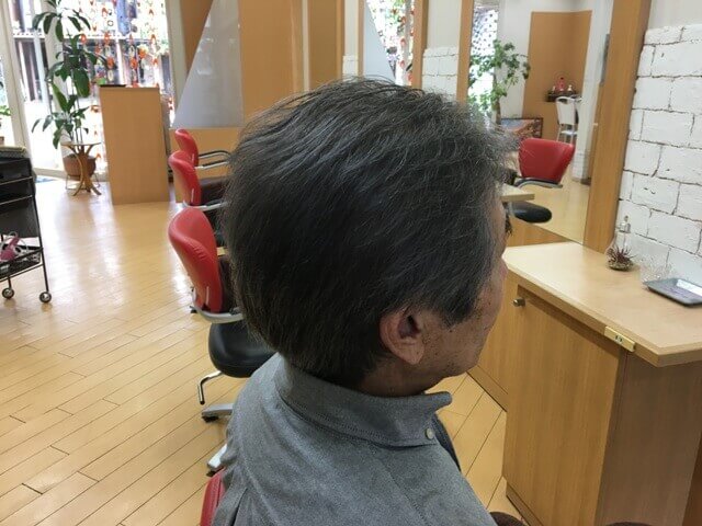 カラートリートメント2回目後の写真