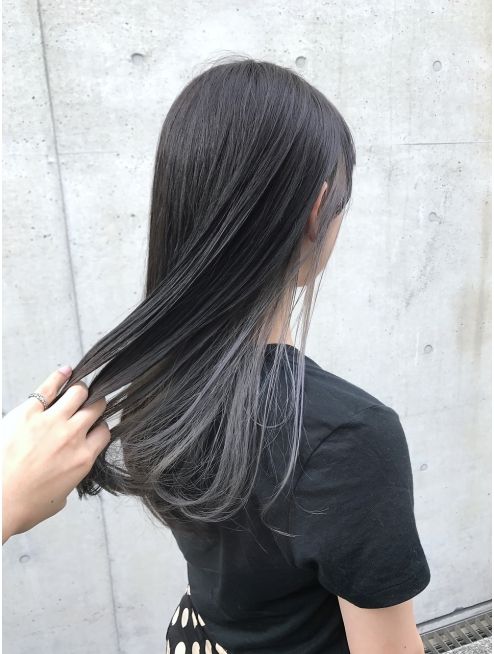 インナーカラーアッシュの写真
