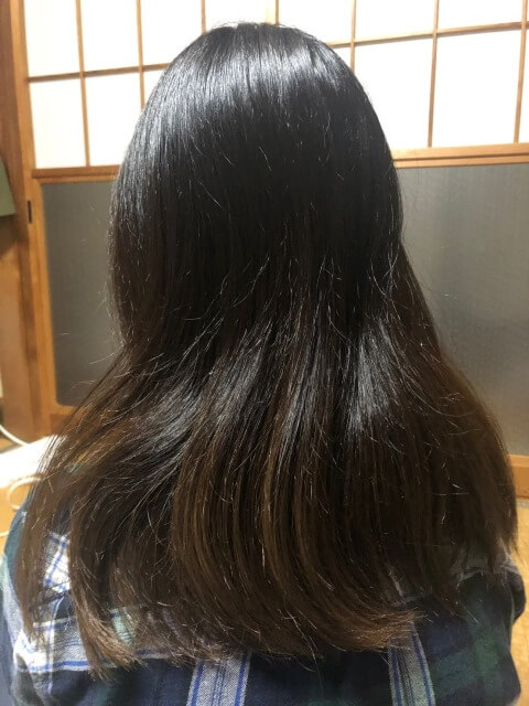 酸熱トリートメント1週間後