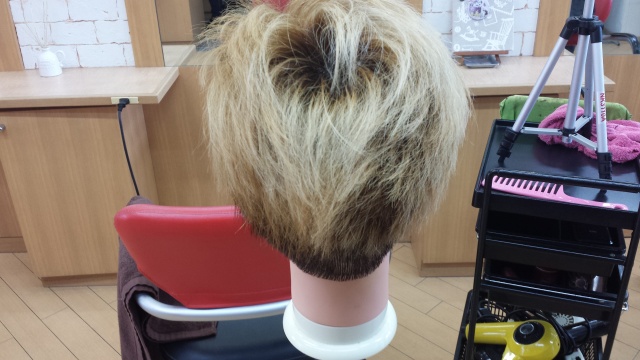 one ok rock Takaさんの髪型　ブリーチ3回後の写真　後ろ