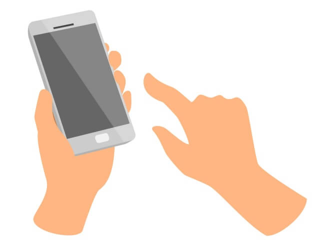 スマートフォンのイラスト