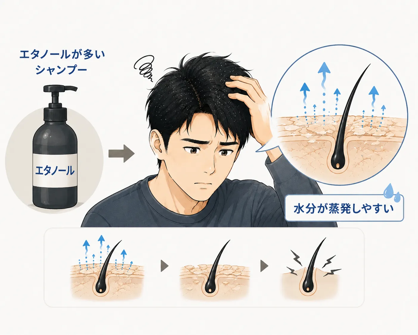 エタノールが多いシャンプー