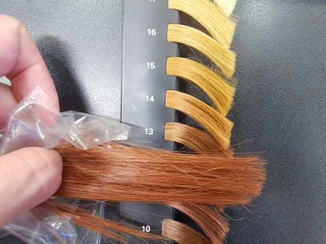 茶色い髪の明るさレベル