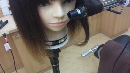 コテで作るワンカール巻き過ぎの写真