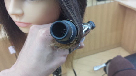 コテで作るワンカールの写真 1.5回転
