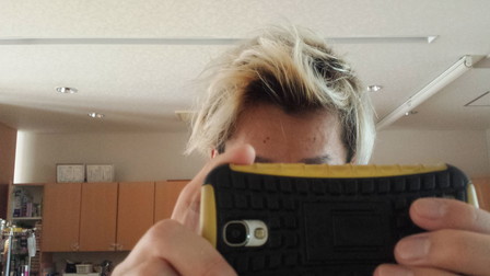 24ｈヘアスプレーでスタイリング後の写真