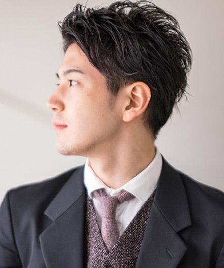 男性ツーブロック