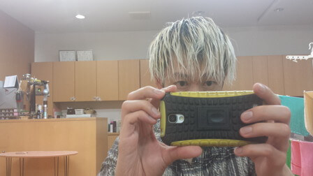 カラーバター前 タオルドライ後の写真