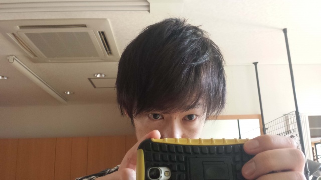 黒染め後8日目の写真