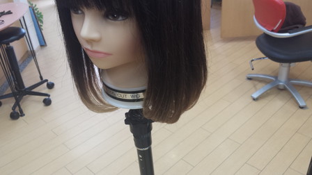 コテ巻き仕上げの写真