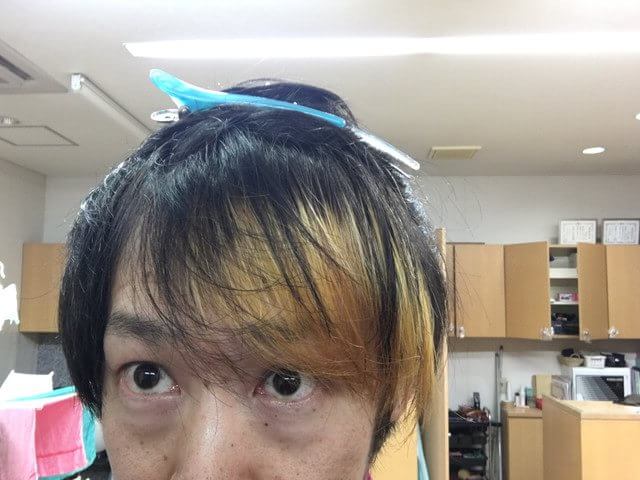 ブリーチ部分を分け取った写真