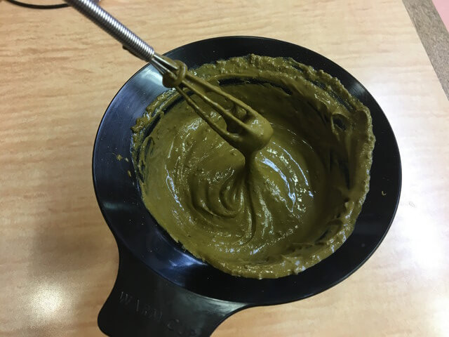 混ぜ終わってちょうどいいヘナの写真