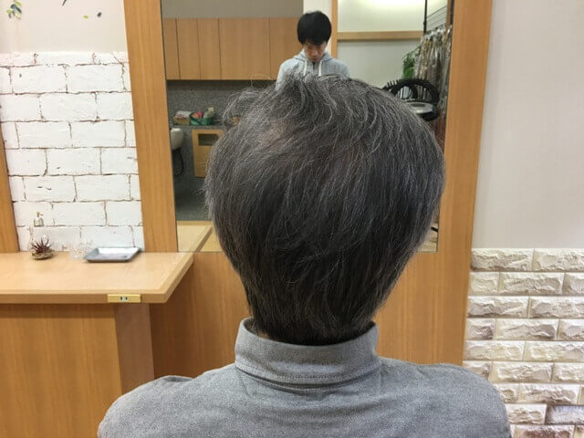 カラートリートメント2回目後の写真