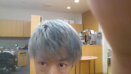 カラーバター色落ち0日目の写真