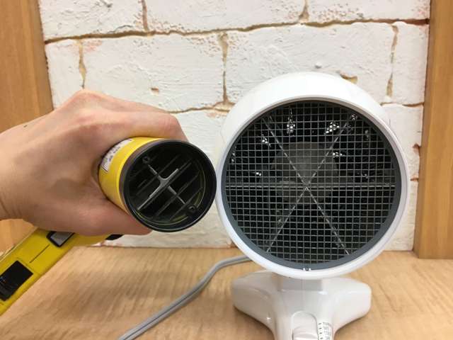 ドライヤーの口の大きさ比較の写真