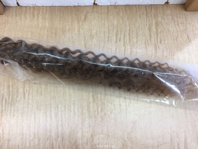 ウェーブのエクステの写真