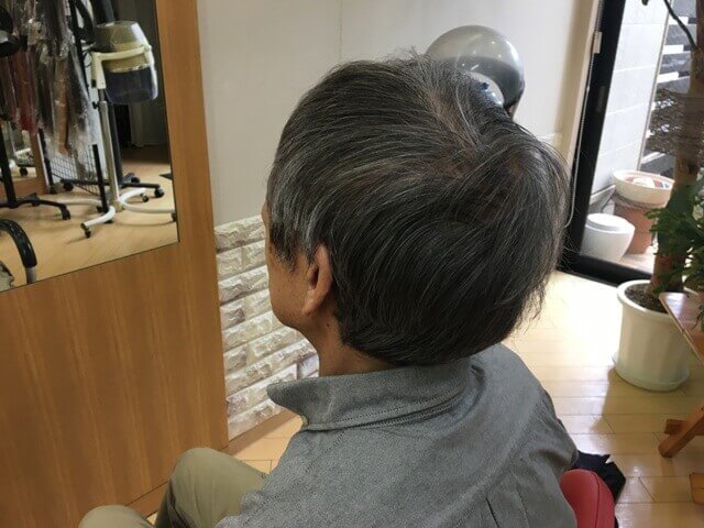 カラートリートメント2回目前の写真